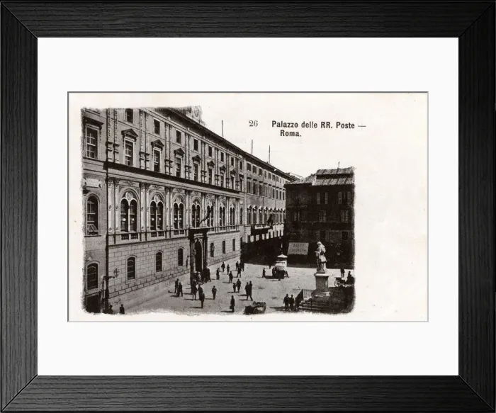 Framed Print : Rome, Italy - Palazzo delle Poste e Telegrafi Framed Print : Rome, Italy - Palazzo delle Poste e Telegrafi
