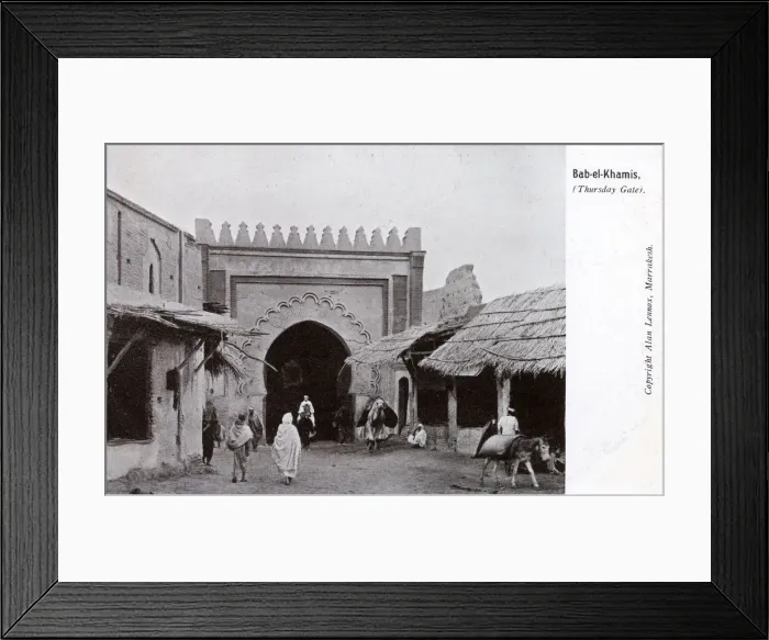 Framed Print : Marrakech, Morocco - Thursday Gate Framed Print : Marrakech, Morocco - Thursday Gate
