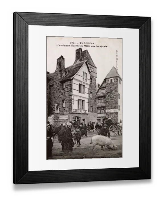 Framed Print : Treguier, Brittany, France - Ancient Entrance to the Town Framed Print : Treguier, Brittany, France - Ancient Entrance to the Town