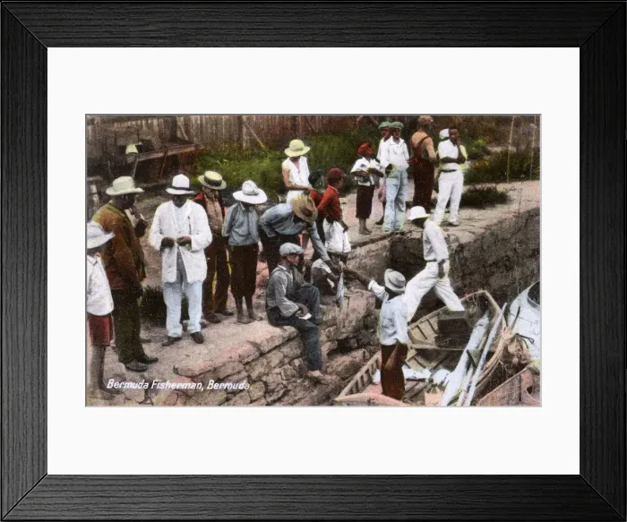 Framed Print : Waterfront Scene - St. Georges, Bermuda Framed Print : Waterfront Scene - St. Georges, Bermuda