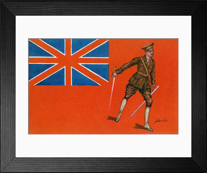Framed Print : WW1 - Uniform of the Allies series - British Officer Framed Print : WW1 - Uniform of the Allies series - British Officer