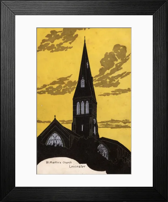 Framed Print : Leicester - St Martins Church Framed Print : Leicester - St Martins Church