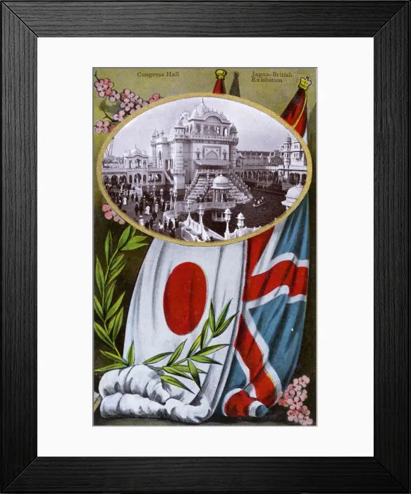 Framed Print : Japan-British Exhibition - White City - Congress Hall