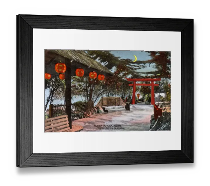Framed Print : Japan-British Exhibition - White City - 4 Seasons - Autumn Framed Print : Japan-British Exhibition - White City - 4 Seasons - Autumn