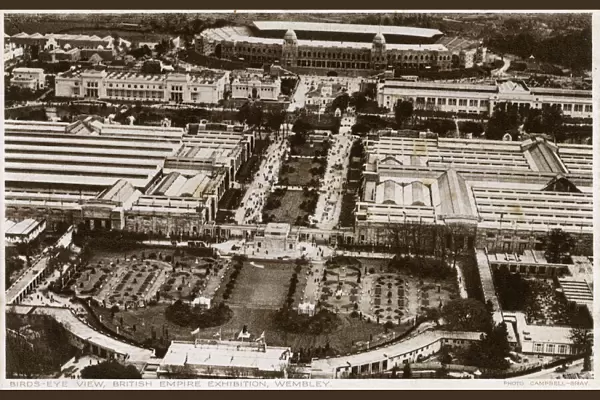British Empire Exhibition - Wembley - Aerial View