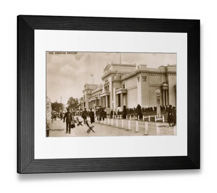 Framed Print : British Empire Exhibition - Wembley - Canadian Pavilion Framed Print : British Empire Exhibition - Wembley - Canadian Pavilion