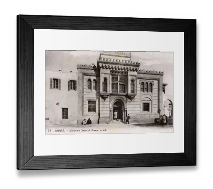 Framed Print : Sousse, Tunisia - Maison du Consul de France Framed Print : Sousse, Tunisia - Maison du Consul de France