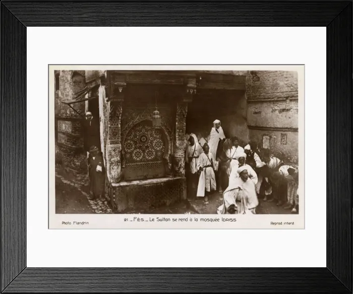 Framed Print : Sultan Sidi Mohammed Ben Youssef Ben Hassan - Fes Framed Print : Sultan Sidi Mohammed Ben Youssef Ben Hassan - Fes