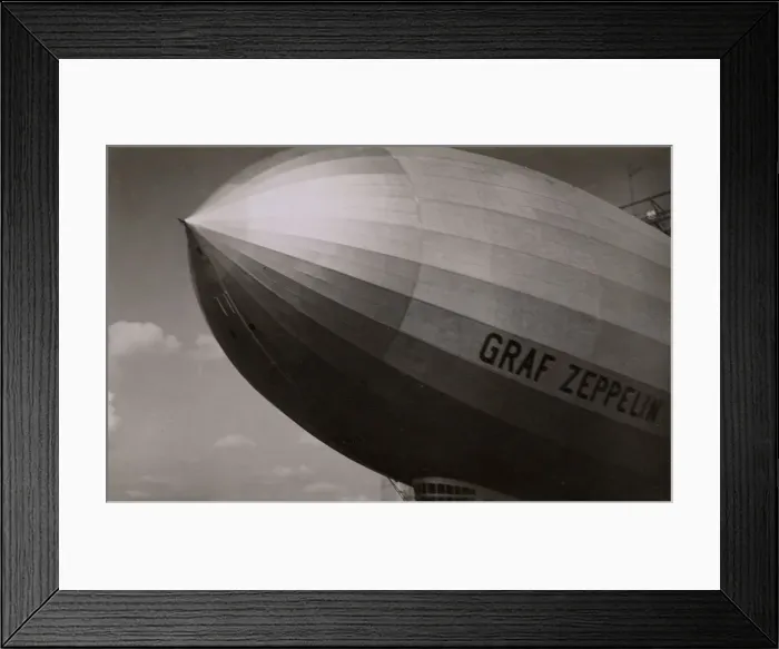 Framed Print : Germany - Graf Zeppelin Airship Framed Print : Germany - Graf Zeppelin Airship