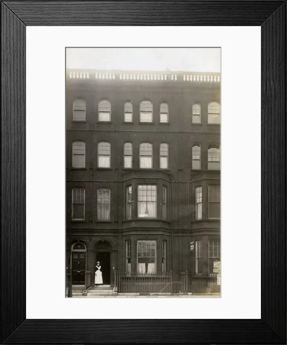 Framed Print : A Housekeeper - West Central London Frontage Framed Print : A Housekeeper - West Central London Frontage
