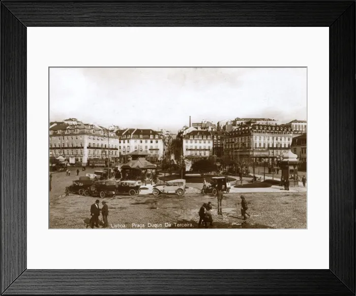 Framed Print : Lisbon, Portugal - Praca Duque Da Terceira Framed Print : Lisbon, Portugal - Praca Duque Da Terceira