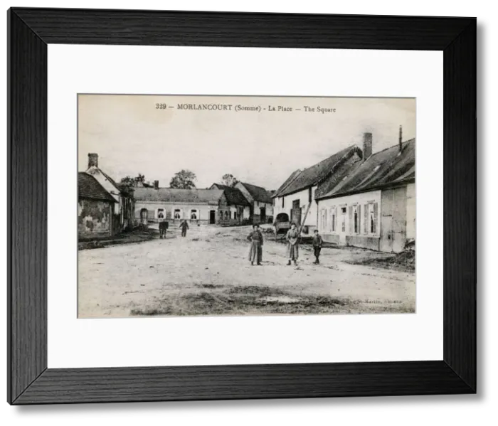 Framed Print : Morlancourt (Somme), France - The Main Square Framed Print : Morlancourt (Somme), France - The Main Square