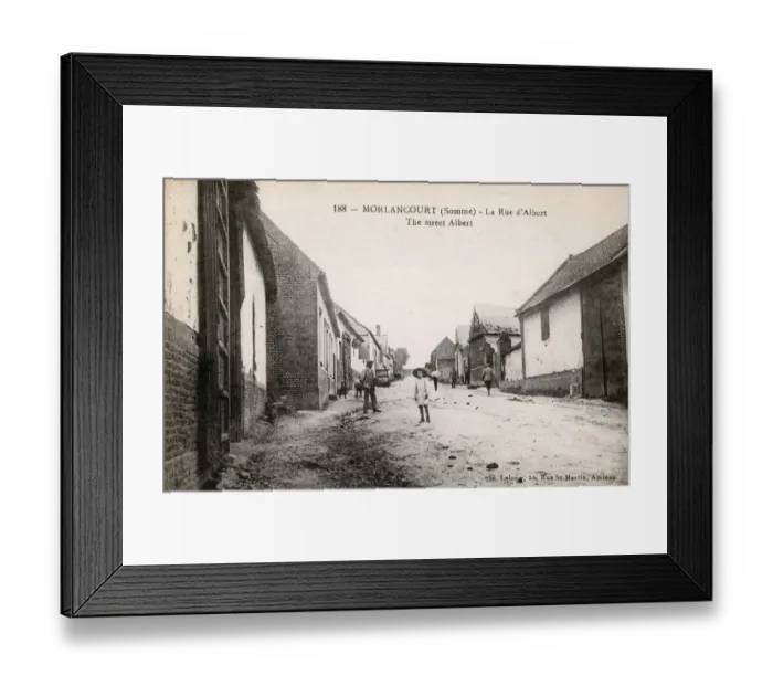 Framed Print : Morlancourt (Somme), France - The Main Square Framed Print : Morlancourt (Somme), France - The Main Square