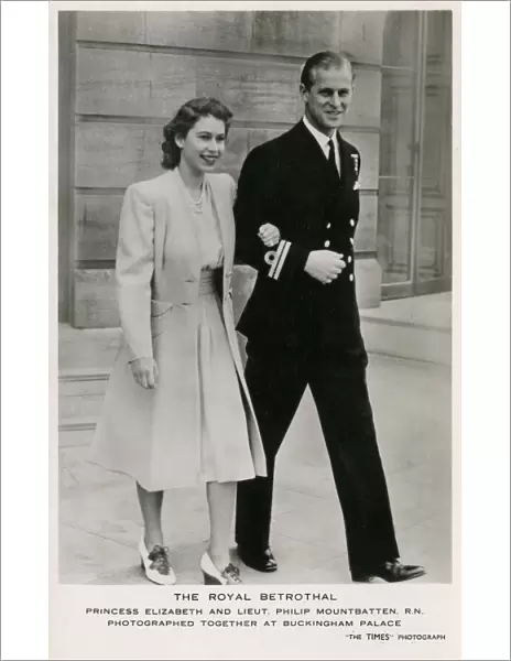 Princess Elizabeth and Lt Philip Mountbatten - Engagement