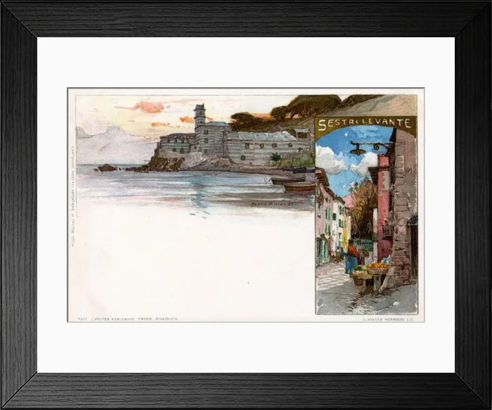 Framed Print : Sestri Levante, Italy Framed Print : Sestri Levante, Italy