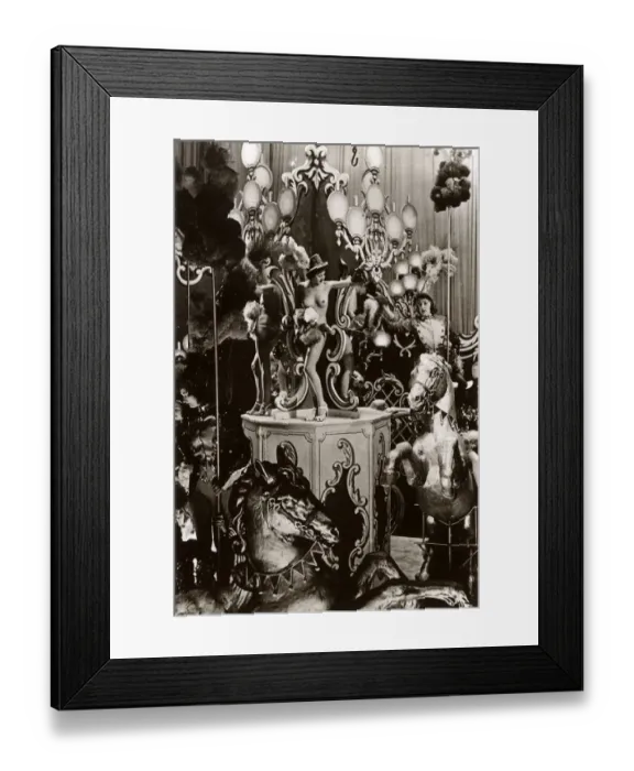 Framed Print : Performers of the Folies Bergere, Paris, France Framed Print : Performers of the Folies Bergere, Paris, France