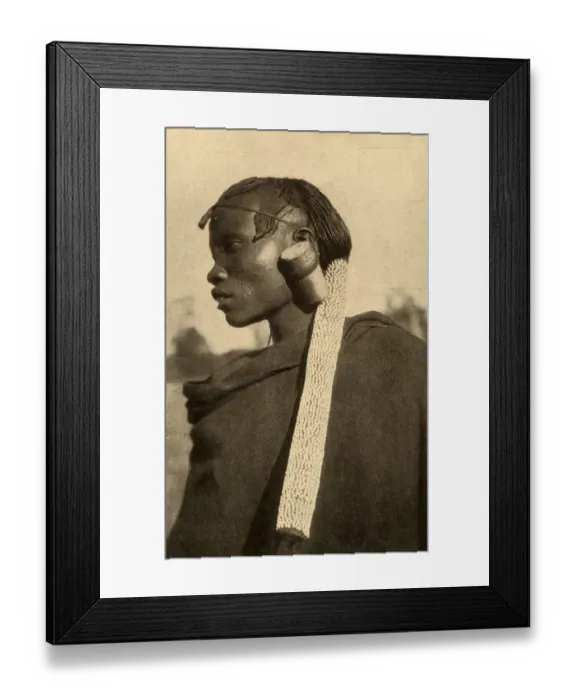 Framed Print : Member of the Meru Tribe - Kenya, East Africa Framed Print : Member of the Meru Tribe - Kenya, East Africa