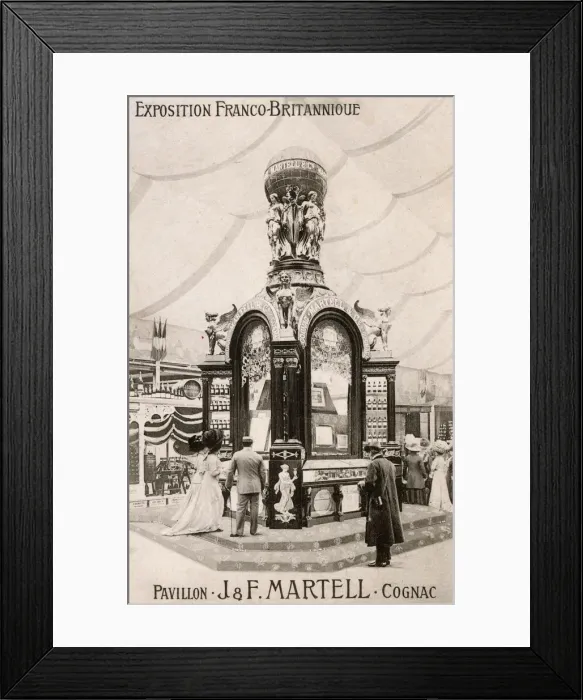 Framed Print : Franco-British Exhibition, London - Martell Cognac Framed Print : Franco-British Exhibition, London - Martell Cognac