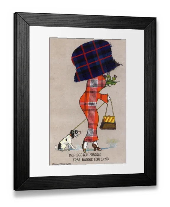 Framed Print : Hop Scotch Maggie - Frae Bonnie Scotland Framed Print : Hop Scotch Maggie - Frae Bonnie Scotland
