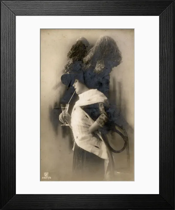 Framed Print : Fashionable Style - Massive hat with feather adornment Framed Print : Fashionable Style - Massive hat with feather adornment