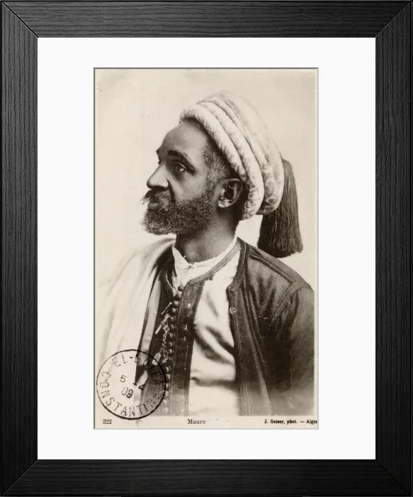 Framed Print : Algeria - A Moor Framed Print : Algeria - A Moor