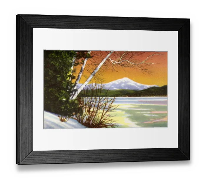 Framed Print : Lake Placid, N. Y. USA - Whiteface Mountain Framed Print : Lake Placid, N. Y. USA - Whiteface Mountain