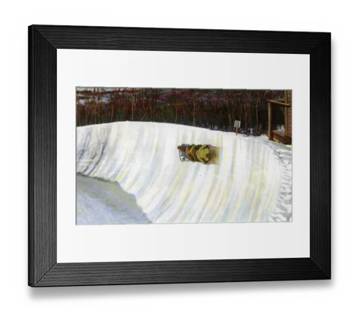 Framed Print : Lake Placid, N. Y. USA - Riding High on Whiteface Curve Framed Print : Lake Placid, N. Y. USA - Riding High on Whiteface Curve
