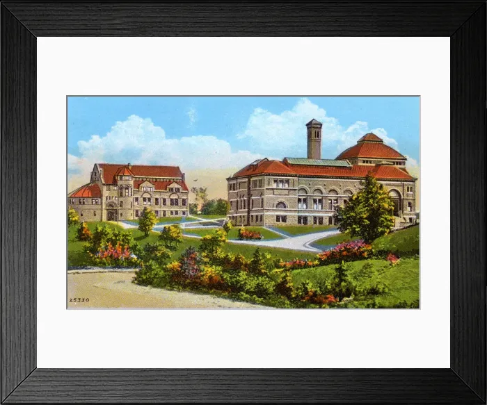 Framed Print : Cincinnati, Ohio, USA - Art Museum and Art School Framed Print : Cincinnati, Ohio, USA - Art Museum and Art School