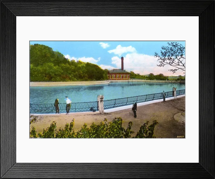 Framed Print : Cincinnati, Ohio, USA - Reservoir at Eden Park Framed Print : Cincinnati, Ohio, USA - Reservoir at Eden Park