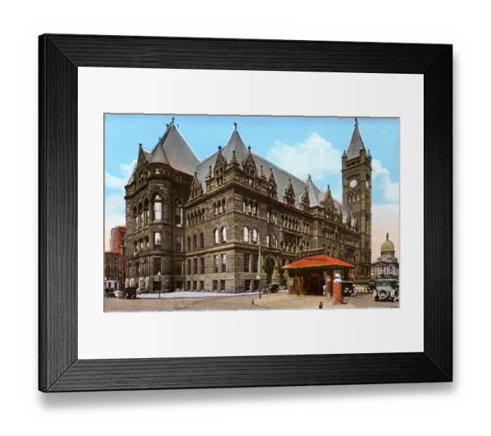 Framed Print : Cincinnati, Ohio, USA - City Hall Building Framed Print : Cincinnati, Ohio, USA - City Hall Building