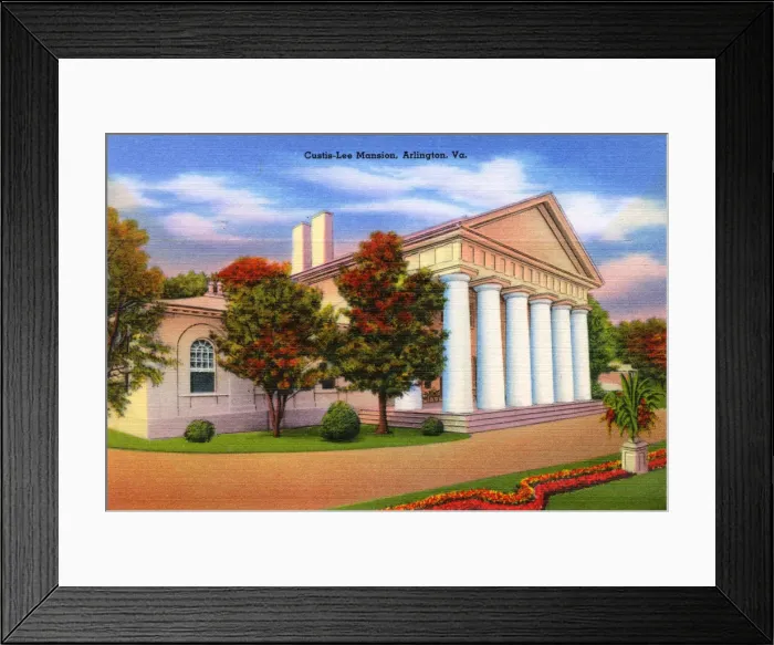 Framed Print : Arlington, Virginia, USA - Custis-Lee Mansion Framed Print : Arlington, Virginia, USA - Custis-Lee Mansion