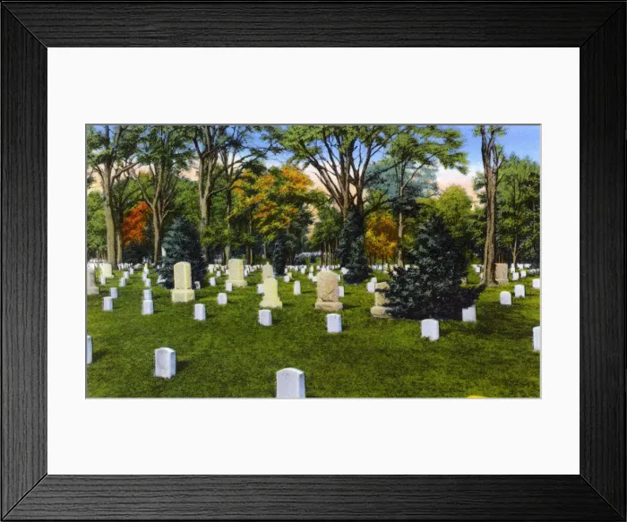 Framed Print : Arlington, Virginia, USA - The Union Soldiers Burial Ground Framed Print : Arlington, Virginia, USA - The Union Soldiers Burial Ground