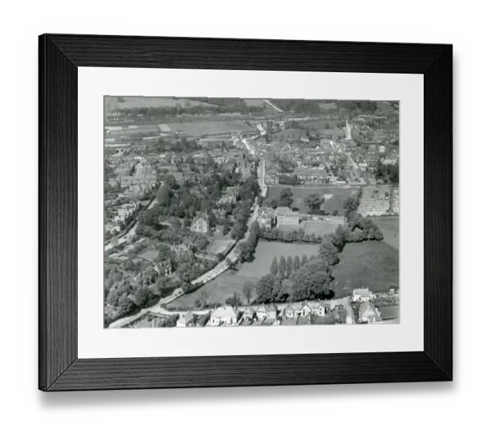 Framed Print : Aerial view of Berkhamstead, Hertfordshire Framed Print : Aerial view of Berkhamstead, Hertfordshire