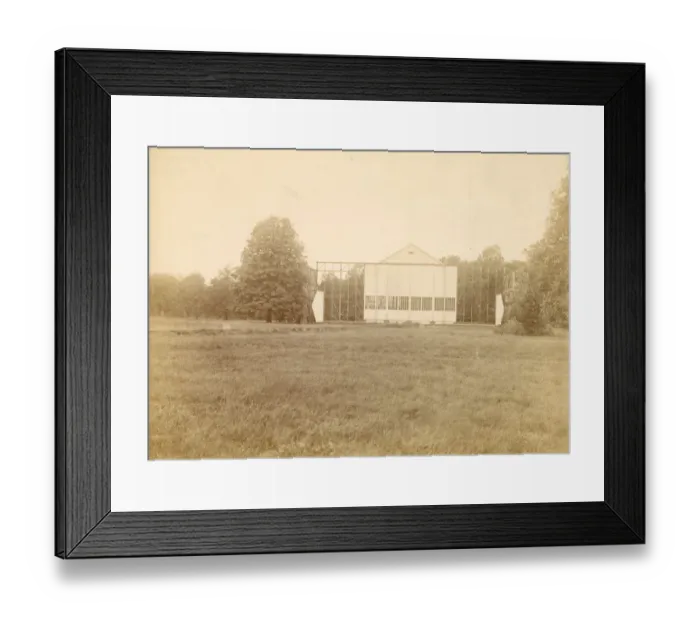 Framed Print : Shed at Baldwyn?s Park, Kent - Sir Hiram Maxim Framed Print : Shed at Baldwyn?s Park, Kent - Sir Hiram Maxim