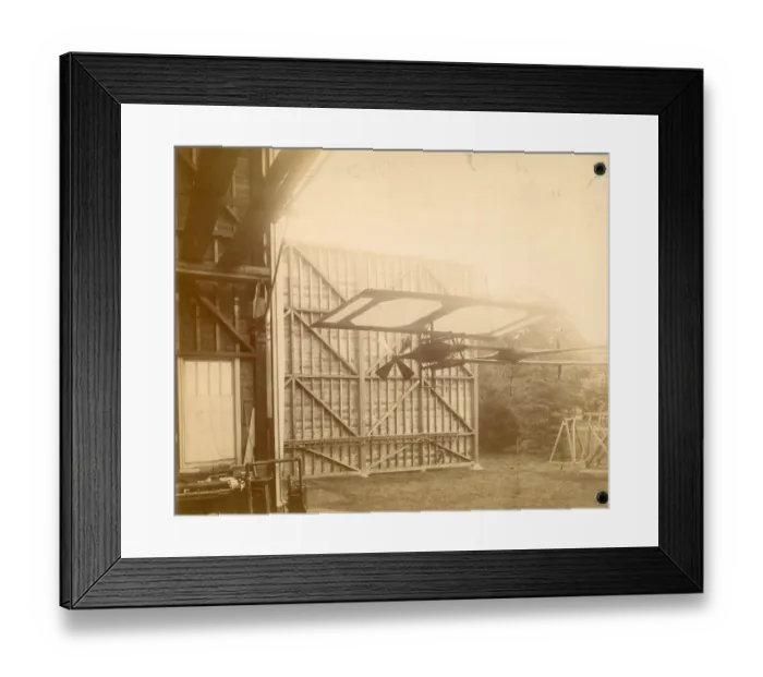 Framed Print : Whirling table - propeller test - Baldwyn?s Park, Kent