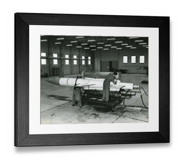 Framed Print : Bristol Bloodhound surface-to-air missile, North Coates Framed Print : Bristol Bloodhound surface-to-air missile, North Coates