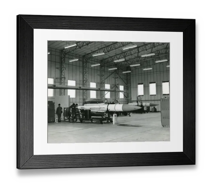 Framed Print : Bristol Bloodhound surface-to-air missile, North Coates Framed Print : Bristol Bloodhound surface-to-air missile, North Coates