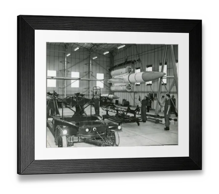 Framed Print : Bristol Bloodhound surface-to-air missile, North Coates Framed Print : Bristol Bloodhound surface-to-air missile, North Coates