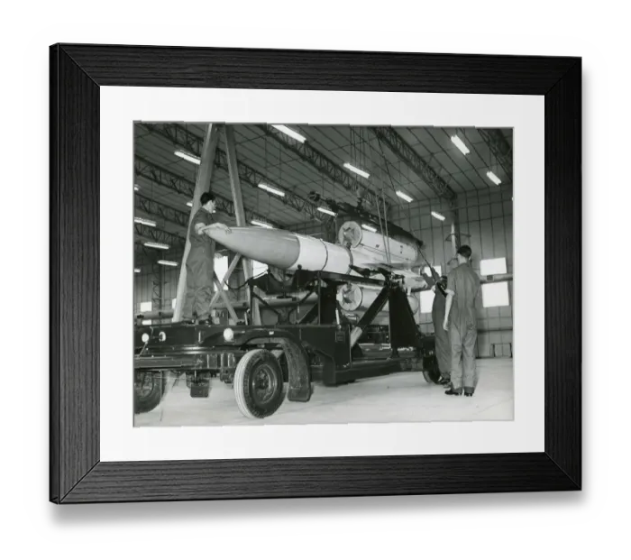 Framed Print : Bristol Bloodhound surface-to-air missile, North Coates Framed Print : Bristol Bloodhound surface-to-air missile, North Coates