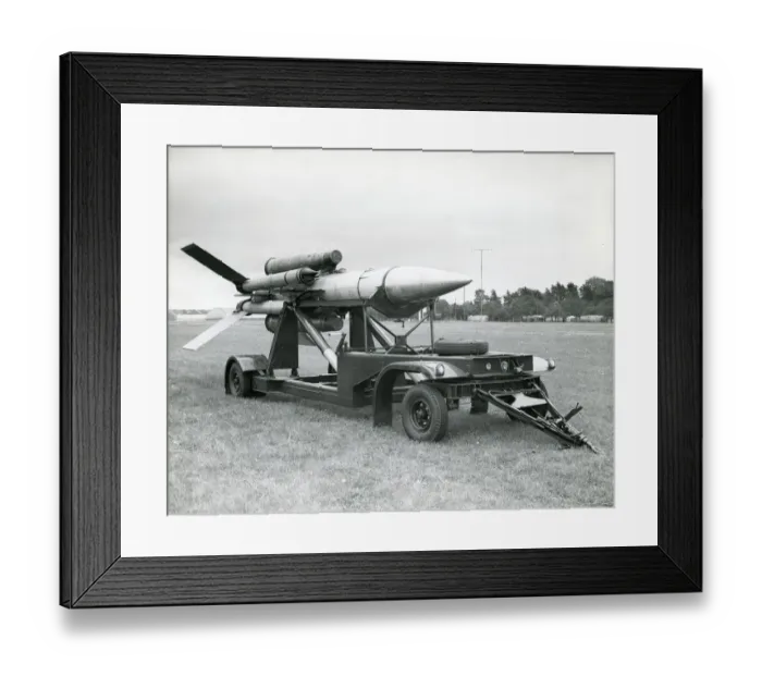 Framed Print : Bristol Bloodhound surface-to-air guided missile Framed Print : Bristol Bloodhound surface-to-air guided missile