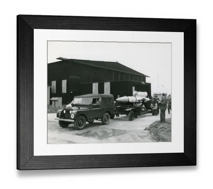 Framed Print : Bristol Bloodhound surface-to-air missile, North Coates Framed Print : Bristol Bloodhound surface-to-air missile, North Coates