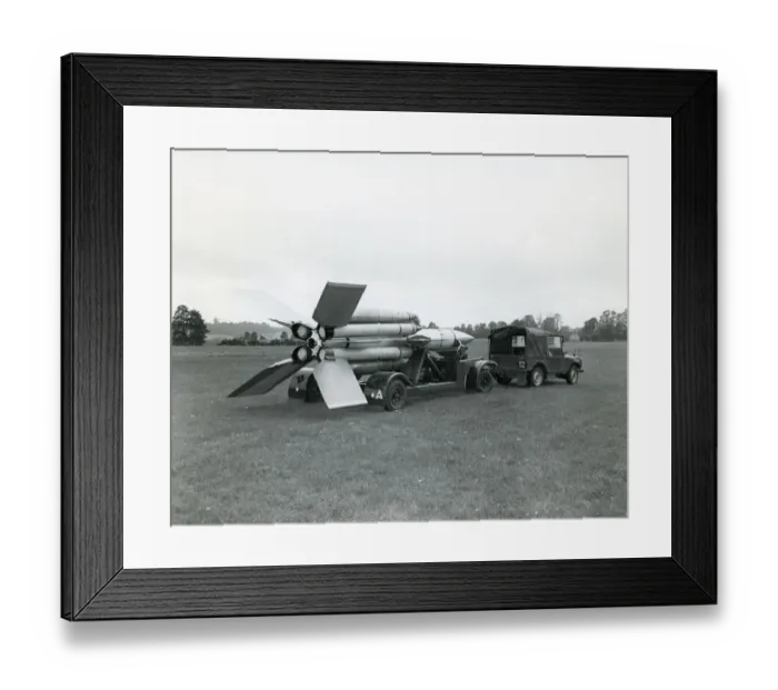 Framed Print : Bristol Bloodhound surface-to-air guided missile Framed Print : Bristol Bloodhound surface-to-air guided missile