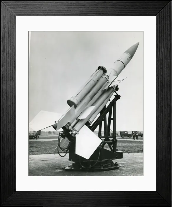Framed Print : Bristol Bloodhound surface-to-air guided missile Framed Print : Bristol Bloodhound surface-to-air guided missile