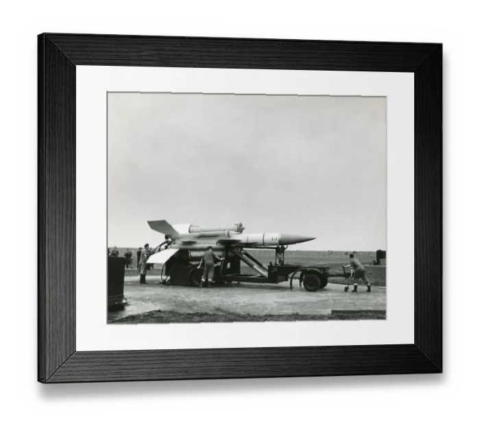 Framed Print : Bristol Bloodhound surface-to-air missile, North Coates Framed Print : Bristol Bloodhound surface-to-air missile, North Coates