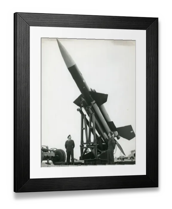 Framed Print : Bristol Bloodhound guided missile unveiled at Filton