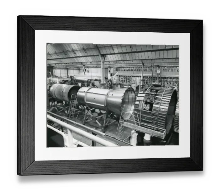 Framed Print : Part of the Blue Streak electrical mock-up Framed Print : Part of the Blue Streak electrical mock-up