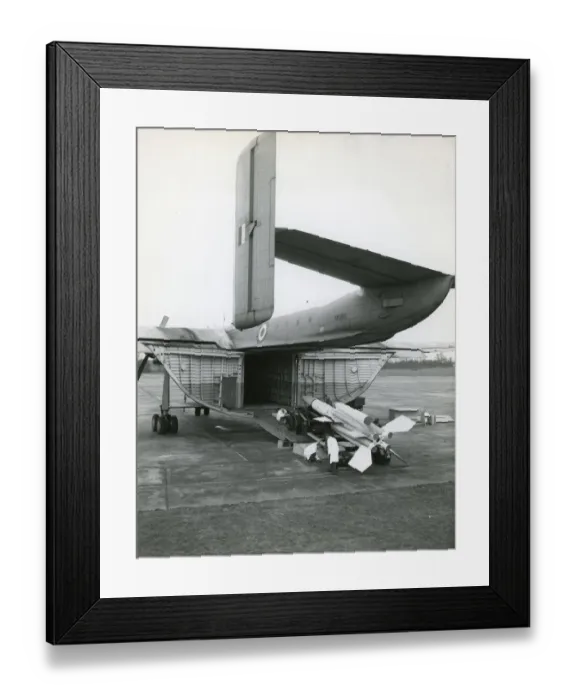 Framed Print : Bristol Bloodhound surface-to-air guided missile Framed Print : Bristol Bloodhound surface-to-air guided missile