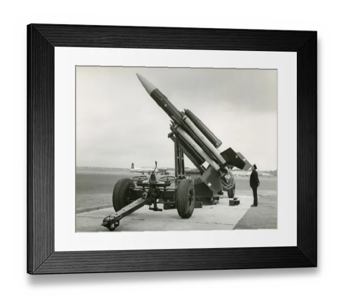 Framed Print : Bristol Bloodhound guided missile unveiled at Filton Framed Print : Bristol Bloodhound guided missile unveiled at Filton