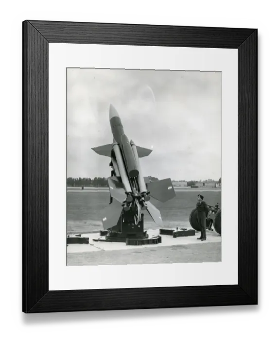 Framed Print : Bristol Bloodhound guided missile unveiled at Filton Framed Print : Bristol Bloodhound guided missile unveiled at Filton