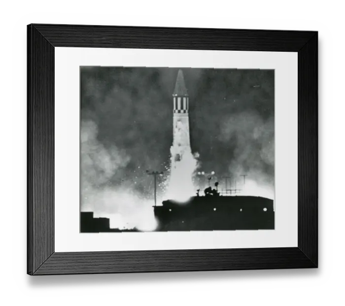 Framed Print : Chrysler Jupiter intermediate range ballistic missile (IRBM) Framed Print : Chrysler Jupiter intermediate range ballistic missile (IRBM)